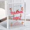 Classroom Sending A Special Pink Thank You Kids Personalised Gift Acrylic Block
