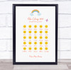 Cute Sunshine's Class Thank You Teacher Name School Personalised Gift Print