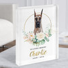 Dog Memorial In Loving Memory Style 14 Personalised Gift Acrylic Block