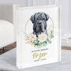 Dog Memorial In Loving Memory Style 8 Personalised Gift Acrylic Block