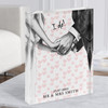 Married I Do Holding Hands Pink Hearts Anniversary Gift Acrylic Block