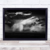 Sky Clouds Field Storm Weather Thunderstorm Dark Fields Wall Art Print