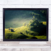 Sunrise Fog Nature Transylvania Romania Landscape Light Wall Art Print