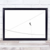 Action Man Climbing Work Climber Climb High Key Simple Wall Art Print