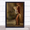 Fine Art Nude Naked Girl Model Woman Shirt Transparent Wall Art Print