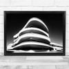 Headquarter Architecture Black & White Contrast Office Wall Art Print