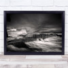 Motion Flow Landscape Flood Water Storm Sydney Flowing Wall Art Print