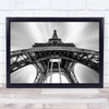 Fineartphotography Paris Francia Eiffel Black & White Wall Art Print