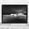 Panorama Architecture Black & White museum reflection Wall Art Print