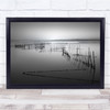 Valencia Spain Lagoon Net Netfish Sticks Nets Fishing Wall Art Print