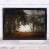 Mastbos Forest path Road Snowstorm Naturel Landscape Wall Art Print