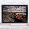 Shipwreck Old Broken Wreck Abandoned Forgotten Decay Wall Art Print