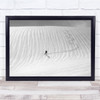 Slovakia Tatras Mountains Landscape High Slope Skier Wall Art Print