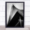 Building Facade Black and white Contrast Skyscraper Wall Art Print