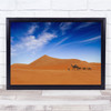 Desert Dune Sand Caravan Person Camel Animals Saudi Wall Art Print