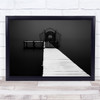 Lake Landing Stage Germany Fog Mist Pier Gate Door Wall Art Print