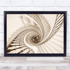 Spiral Staircase Perspective Abstract Architecture Wall Art Print