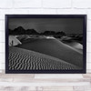 White-Sand-National-Monument Sunrise Baw Landscape Wall Art Print