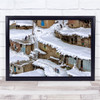 Documentary Momeni Mohammadreza Iran Snow Village Wall Art Print