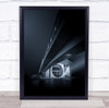 Government District building and bridge dark blue Wall Art Print