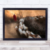 Masai Village Morning Blur Movement Shepard Goats Wall Art Print