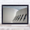 Abstract Lines Architecture Moody Grey Structure Wall Art Print