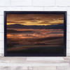 Coming Out Of The Mists Nature Trees Sunset View Wall Art Print