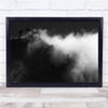 Japan At Iograph Ridge fog smoke trees landscape Wall Art Print