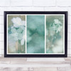 Manifesto Of Smaller Elegance flowers trio three Wall Art Print