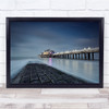 Pier Ocean Jetty Bridge Docks Landscape Seascape Wall Art Print