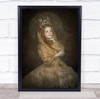 Portrait Fine Art Painting Child Little Princess Wall Art Print