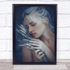 The Poetry Of Nature woman wheat holding embrace Wall Art Print