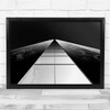 Architecture Black & White Perspective patterns Wall Art Print