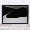 Light Shadow Shapes Sand Dunes Desert Landscape Wall Art Print