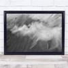 Mood Black White Horse Hazy Blur Unclear Bright Wall Art Print