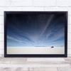 Salt Flat Bolivia Landcruiser Car Sky Red South Wall Art Print