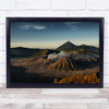 Volcano Eruption Bromo Java Indonesia landscape Wall Art Print