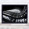 Architecture Black & White Building Urban City Wall Art Print