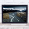 Glacier Hooker Valley Landscape Mountains Snow Wall Art Print