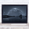 Milky Way Wharariki Beach New Zealand The Over Wall Art Print