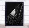 Recursion abstract up shot triangle glass roof Wall Art Print