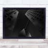 Black & White Architecture Cityscape Building Wall Art Print