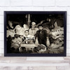 Pakistan Himalaya Tailors Sewing People Cloth Wall Art Print