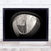 Dark All Around circle Building Architecture Wall Art Print