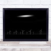 Under The Clouds wind turbines Black & White Wall Art Print