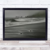 Landscape Water Fog Mist Waves Stones Rocks Wall Art Print