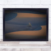 Light Of Hope Sand dunes lonely tree shadow Wall Art Print