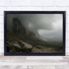 Lightning Fog Mist Dark Italy Energy Scenic Wall Art Print