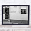 Miradouro Window House Stairs Animal People Wall Art Print