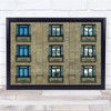 Abstract Architecture Building Beige House Wall Art Print